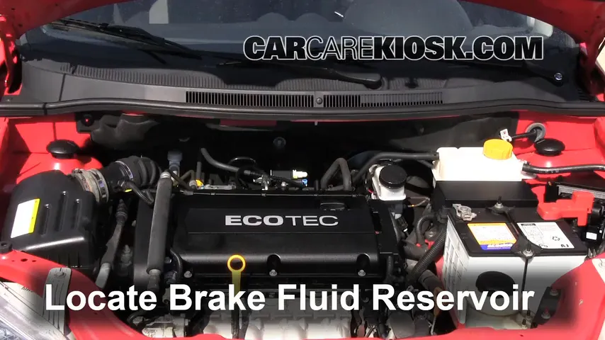 2009 Pontiac G3 1.6L 4 Cyl. Brake Fluid